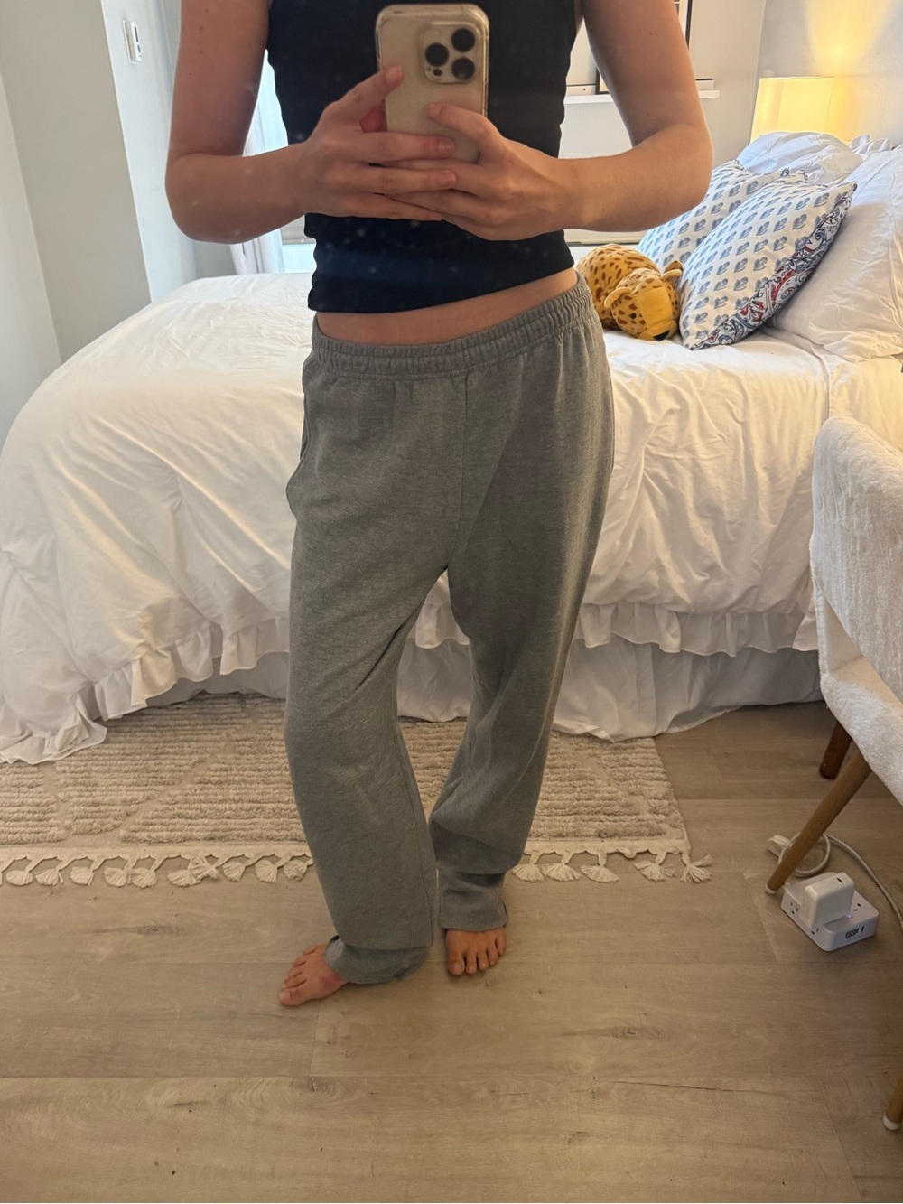 Set Active Cozy Gray Lounge Sweatpants